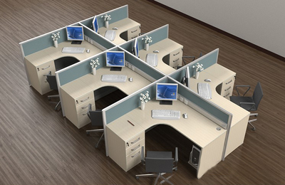 廈門辦公家具安裝現場注意事項及屏風辦公桌安裝方法