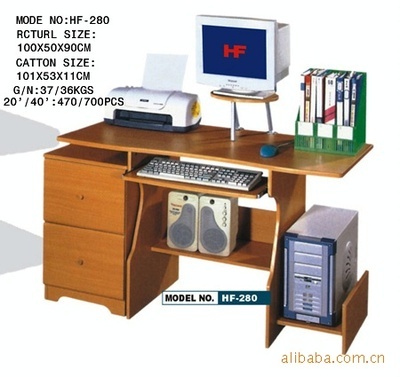 廣州臺式電腦桌供應 家用、玻璃與異形電腦桌圖片大全